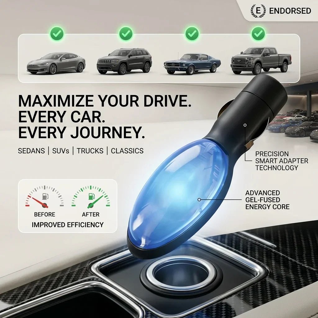 🚗 2026 New Upgrade FuelShark Fuel Sync Device – Automotive Gas Saver for Cars & Trucks, Spill Saver